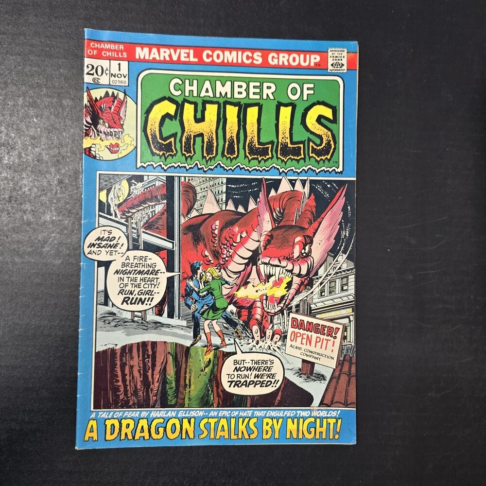 Chamber Of Chills #1 1972 Marvel Comics Bronze Age Horror 8.0